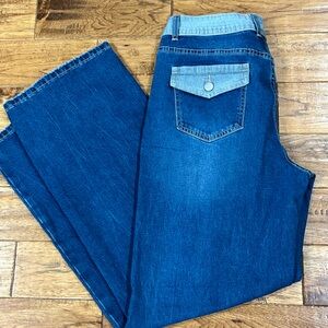 Flamingals Y2K Wide Leg Denim